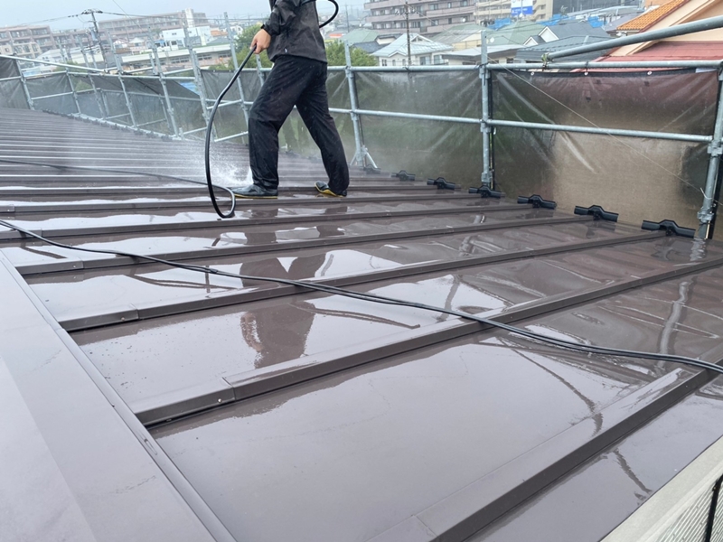 神奈川県川崎市宮前区サイディングクリアー外壁塗装　屋根洗浄工事